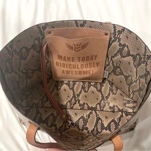 Consuela Breezy East West Tote with Leather straps